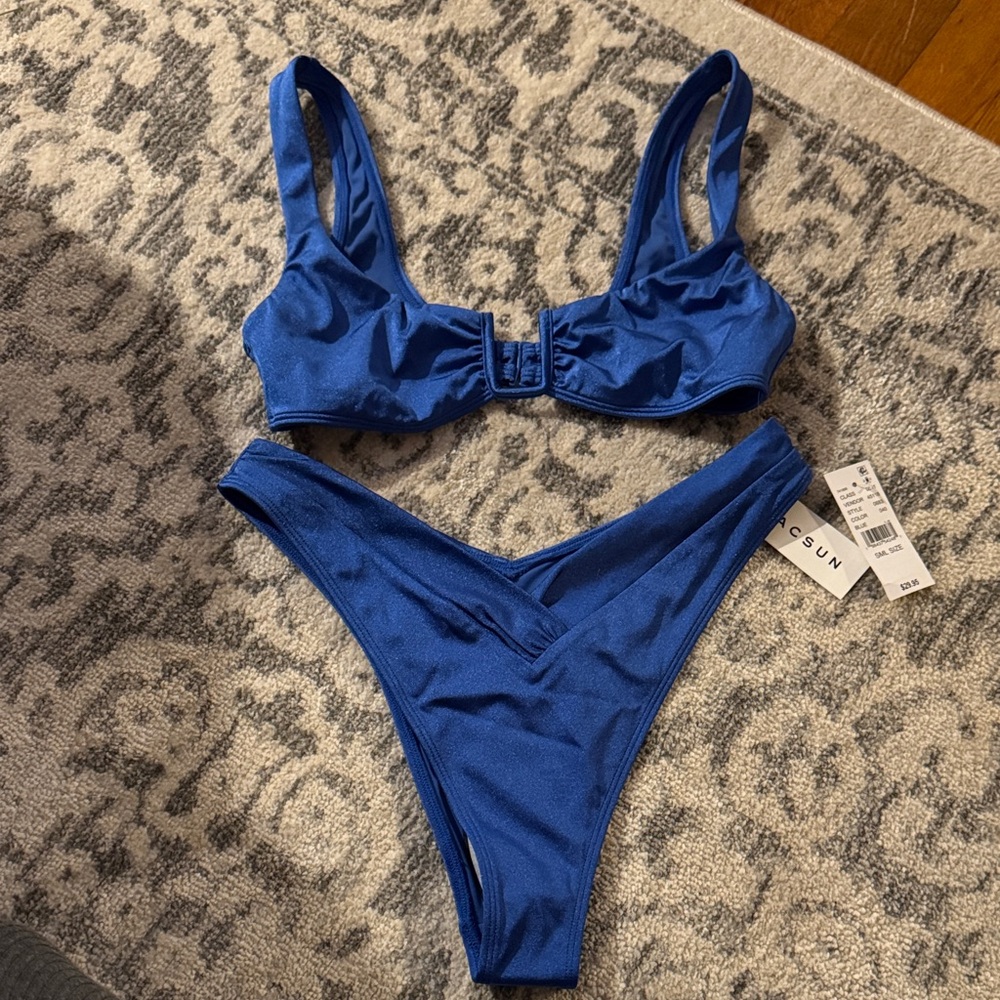 Women's Deep Blue Bikini Set